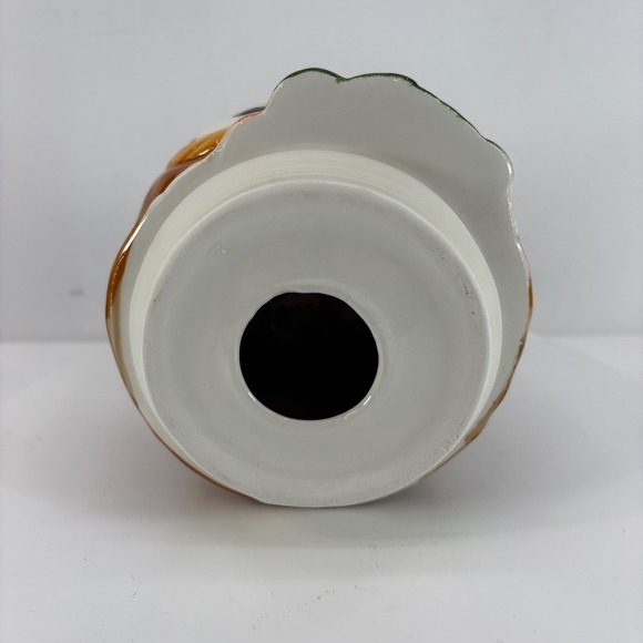 David's Cookies Ceramic Owl Cookie Jar with Pumpkin Autumn Fall Decor - Picture 6 of 9